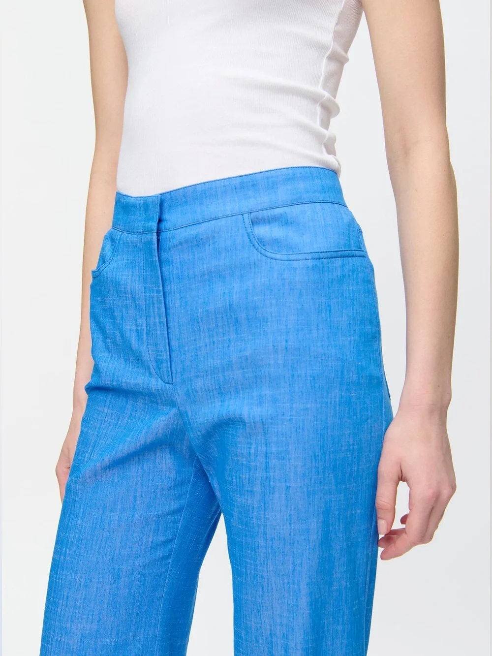 Callas Milano Tonne Stretch Jean in Bright Indigo, Size 40 (US 4 / Small)